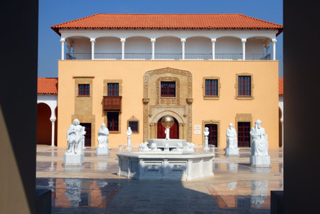 CAESAREA - AUGUST 23: The Ralli Museum Recanati on August 23 2007 in Caesarea Israel..It's houses a large collection of South American art and several Salvador Dal originals.のeditorial素材
