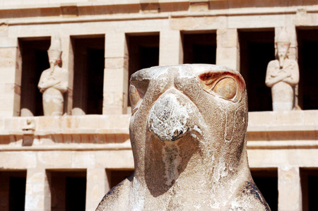 The Great Temple of Hatshepsut in Luxor, Egypt.の写真素材