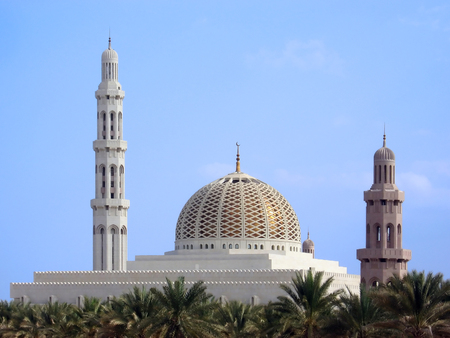 Muscat, Oman, Sultan Qaboos Grand Mosqueの写真素材