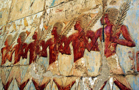 The Great Temple of Hatshepsut in Luxor, Egypt.の写真素材