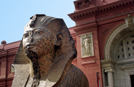 The Egyptian Museum in Cairo.のeditorial素材