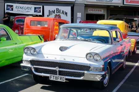 AUCKLAND, NZ - APRIL 25: 58 Ford on April 25 2013 in Auckland, New Zealand.In NZ there are more then...