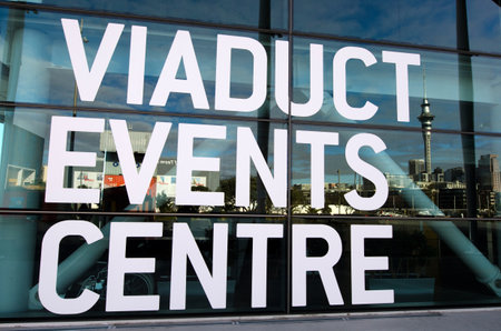 AUCKLAND, NZ - JUNE 02:Viaduct Events Centre, Auckland on June 02 2013.It's a stand-alone, multi-purpose events centre hosted major events such as Fashion Week, the boat show and Art Fair.のeditorial素材