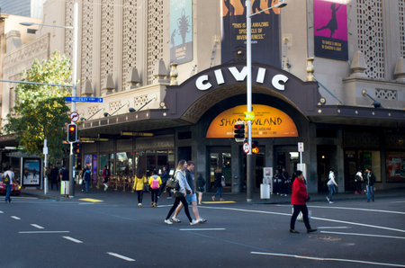 AUCKLAND - MAY 27 2014:Auckland Civic Theatre.It's one of the only seven of its style (Atmospheric theatre) remaining in the world.のeditorial素材
