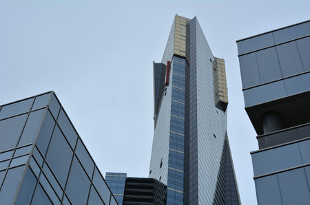 MELBOURNE - APR 11 2014:Eureka Tower, as of December 2013 it is the 14th tallest residential...