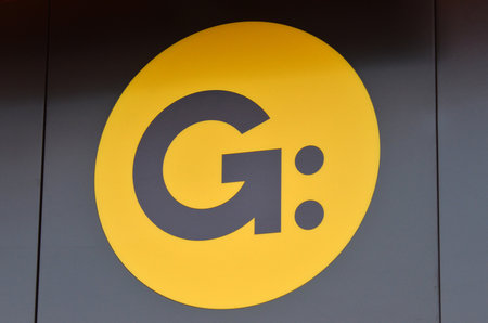 GOLD COAST, AUS - NOV 07 2014:Gold Coast Light Rail G icon.The line opened on July 2014 and it 13 Km (8.1 mi) long.のeditorial素材