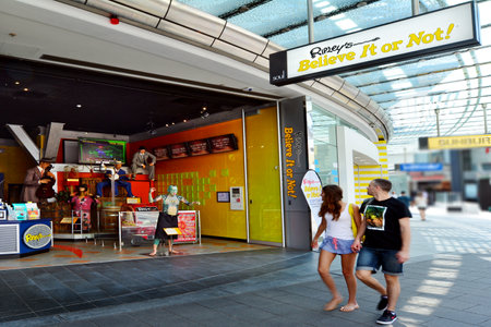 SURFERS PARADISE, AUS - OCT 28 2014: Ripleyâs Believe It or Not!. It's a themed gallery founded by Robert Ripley, which show bizarre, strange and unusual people and items from around the world.のeditorial素材