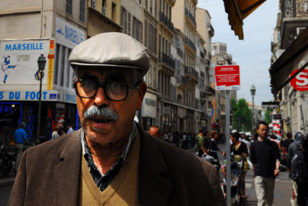 MARSEILLE - MAY 09:Marseille people on May 09 2008 in Marseille,France.Marseille is France's largest city on the Mediterranean coast and largest commercial port.のeditorial素材