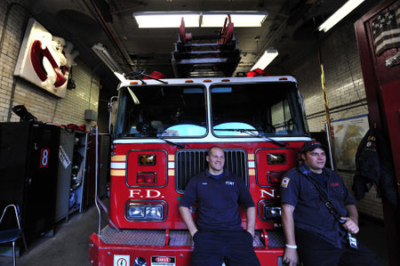 TriBeCa fire station Manhattan New York, USA.