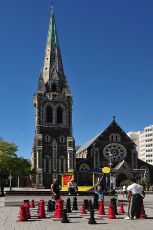 CHRISTCHURCH - FEB 27:Christchurch Cathedral Feb 27 2009,NZ.Christchurch earthquake in Feb 2011 killed 185 people and caused damage of NZ15 billion one of the most costliest earthquake in the world.のeditorial素材