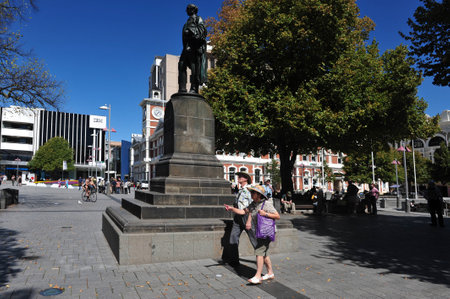 CHRISTCHURCH - FEB 27:Christchurch city, Feb 27 2009,NZ.Christchurch earthquake in Feb 2011 killed 185 people and caused damage of NZ15 billion one of the most costliest earthquake in the worldのeditorial素材