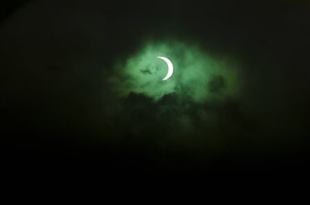 The partial solar eclipse passes over Northland New Zealand