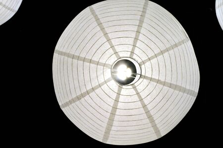 White Paper Lantern light Abstract background.の写真素材