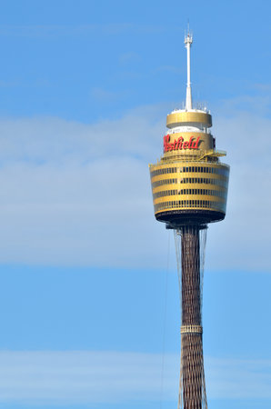 SYDNEY - OCT 19 2016:Sydney Tower, Sydney's tallest structure and the second tallest observation...