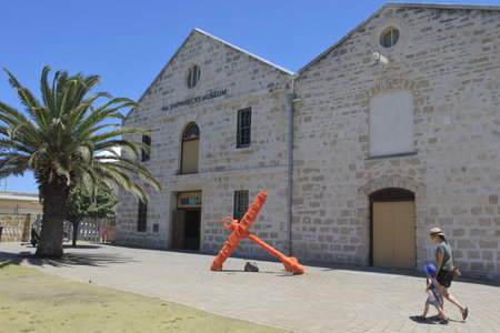 Fremantle, Western Australia - November 27 2019:  Shipwreck Galleries building. Shipwreck Galleries is recognised as the foremost maritime archaeology and shipwreck conservation museum in the southern hemisphere.のeditorial素材