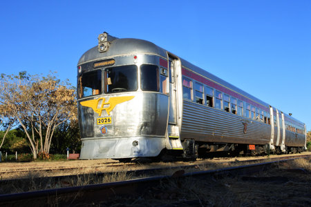 MT SURPRISE, QLD - JULY 22 2023:The Savannahlander.An Australian passenger train service that...