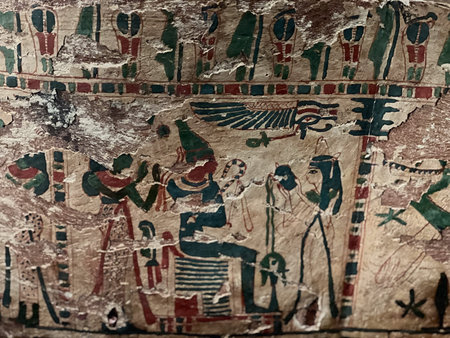 SYDNEY - JAN 06 2026:An ancient Egyptian hieroglyph, showcasing the symbolic writing system used in...