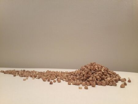 buckwheat on a white backgroundの写真素材