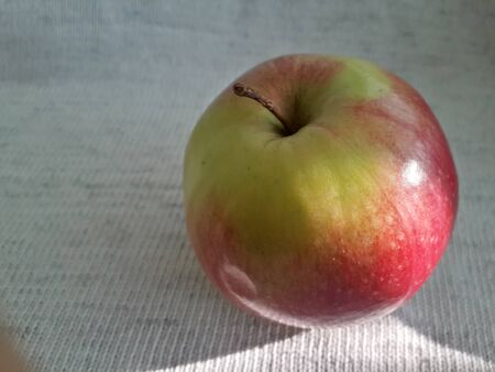 apple on a white backgroundの写真素材