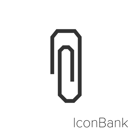 Icon Bank collage in black and white Illustration.のイラスト素材