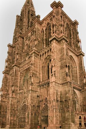 the capital of Alsace in France, border with Germany, Strasbourgの写真素材