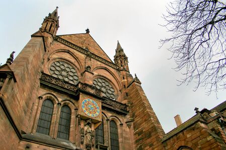 the capital of Alsace in France, border with Germany, Strasbourgの写真素材