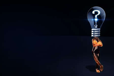 idea concept with light bulbs