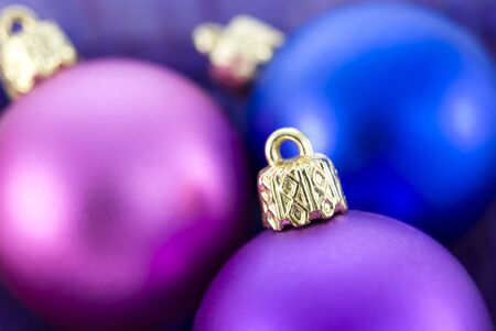 Christmas tree colorful ballsの写真素材