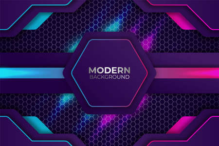 Modern Premium Pink and Blue Glow Backgroundのイラスト素材