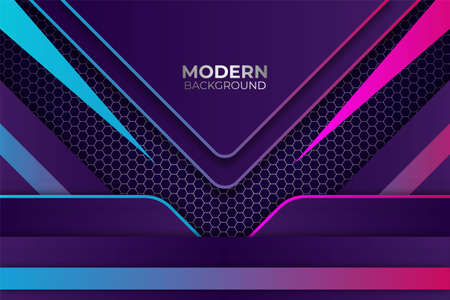Modern Diagonal Pink and Blue Glow Backgroundのイラスト素材