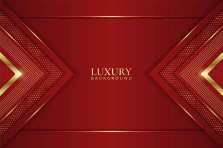 Luxury Background Abstract Elegant Arrow Geometric Shiny Line Glow Gold with Maroonのイラスト素材