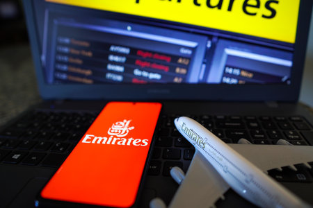 May 9, 2022, Brazil. In this photo illustration, the Qantas Airways seen displayed on a smartphone