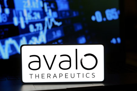 December 30, 2023, Brazil. In this photo illustration, the Avalo Therapeutics, Inc. logo is...
