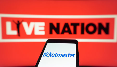 May 28, 2024, Brazil. In this photo illustration, the Ticketmaster logo is displayed on a smartphone...