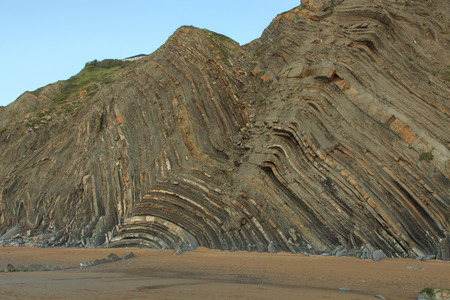 The wonderful and peculiar beach of Barrika