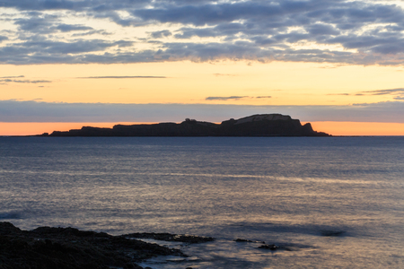 Splendid dawn from the beach of Mundakaの写真素材
