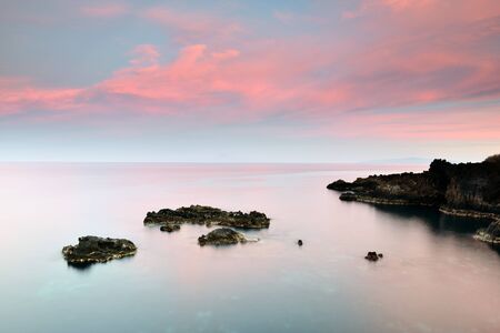 beautiful sunsetの写真素材