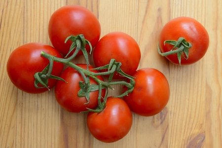organic tomatoの写真素材