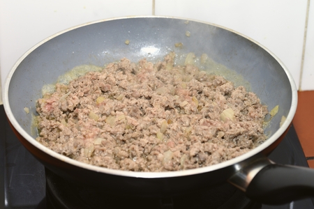 Bolognese sauce cookingの写真素材
