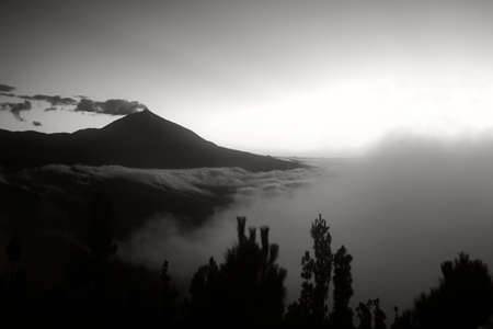 teide cloudscapeの写真素材
