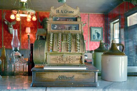 Tavern Old Trail Town, Cody, Wyoming, USAのeditorial素材