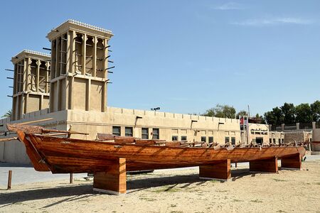 Traditional architecture of Dubaiのeditorial素材