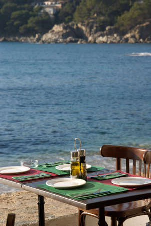 In a restaurant.......の写真素材