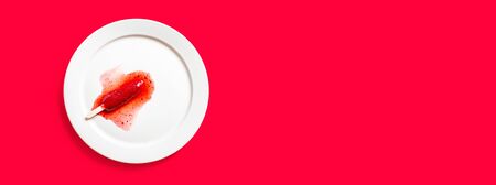 Delicious strawberry on light backgroundの写真素材