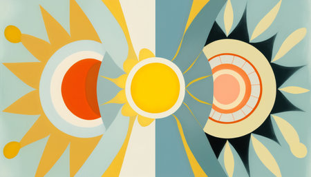 Colorful abstract illustration to use as background. generative AIの素材