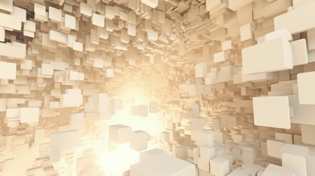 Artificial intelligence big data information flow technology background, AI generation.の素材