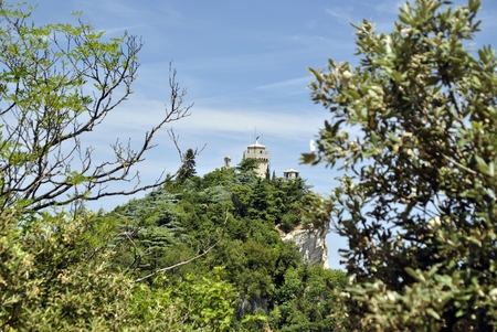 the second tower of San Marino, Cesta or Frattaのeditorial素材