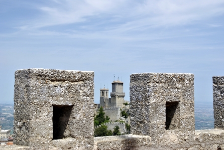 the second tower of San Marino, Cesta or Frattaの写真素材