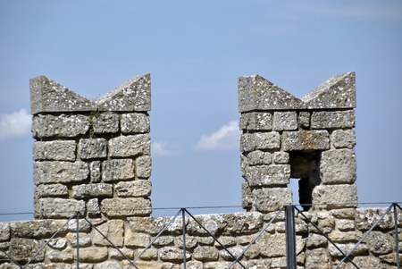 Guaita,the first tower of San Marino Republicのeditorial素材