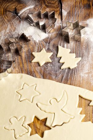 Baking Christmas Cookiesの写真素材